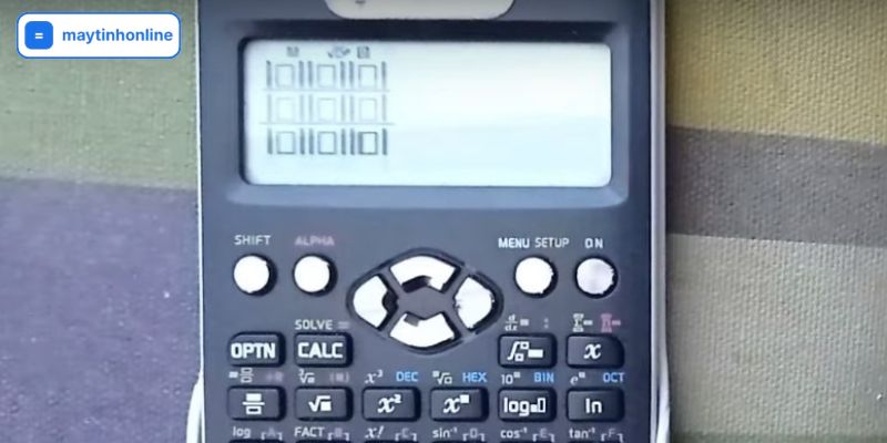 Game XO là một trong các trò chơi trên máy tính casio fx 580vnx