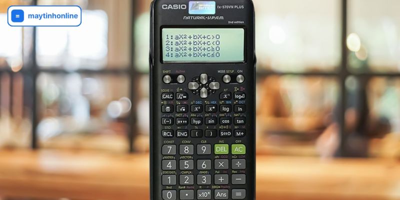 cách kiểm tra máy tính casio chính hãng