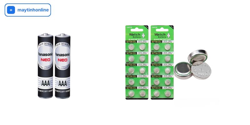 Loại pin thường dùng trong máy tính casio