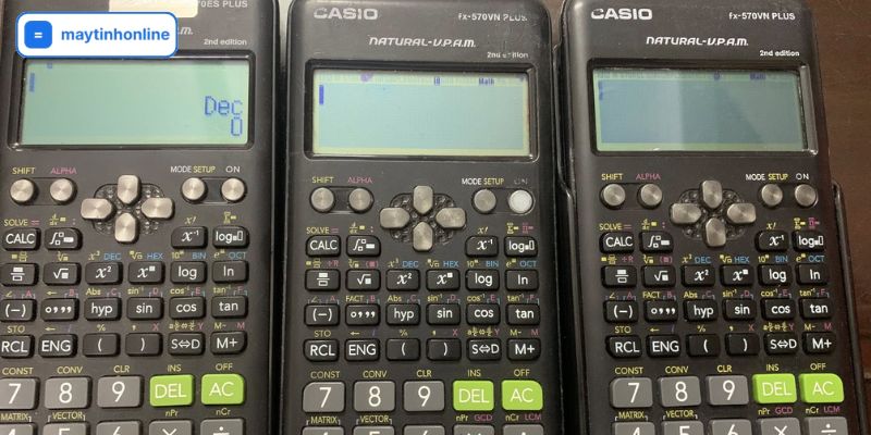 cách phân biệt máy tính casio thật giả