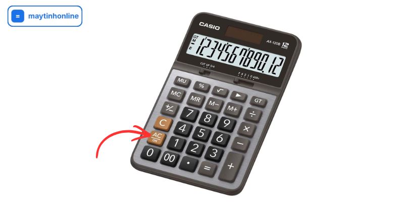 cách tắt máy tính casio jf 120fm