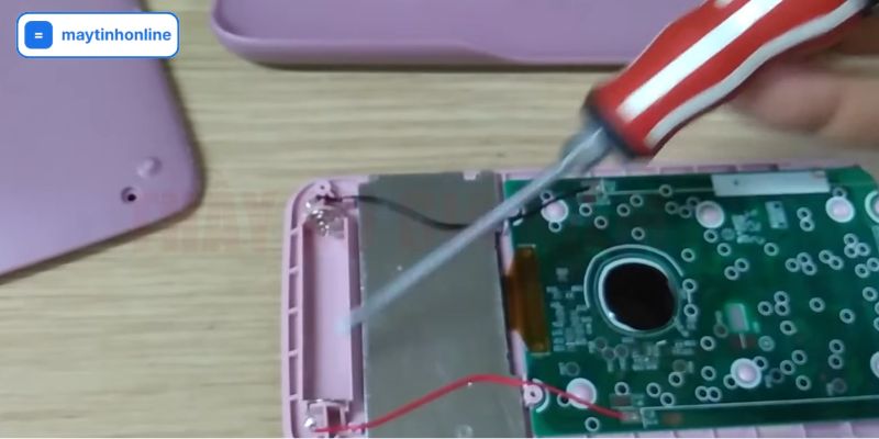 cách thay pin máy tính casio