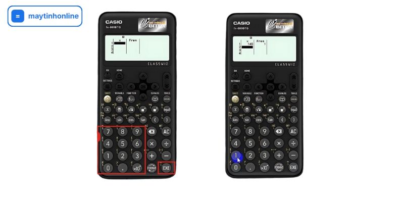 cách tính phương sai máy tính casio 880
